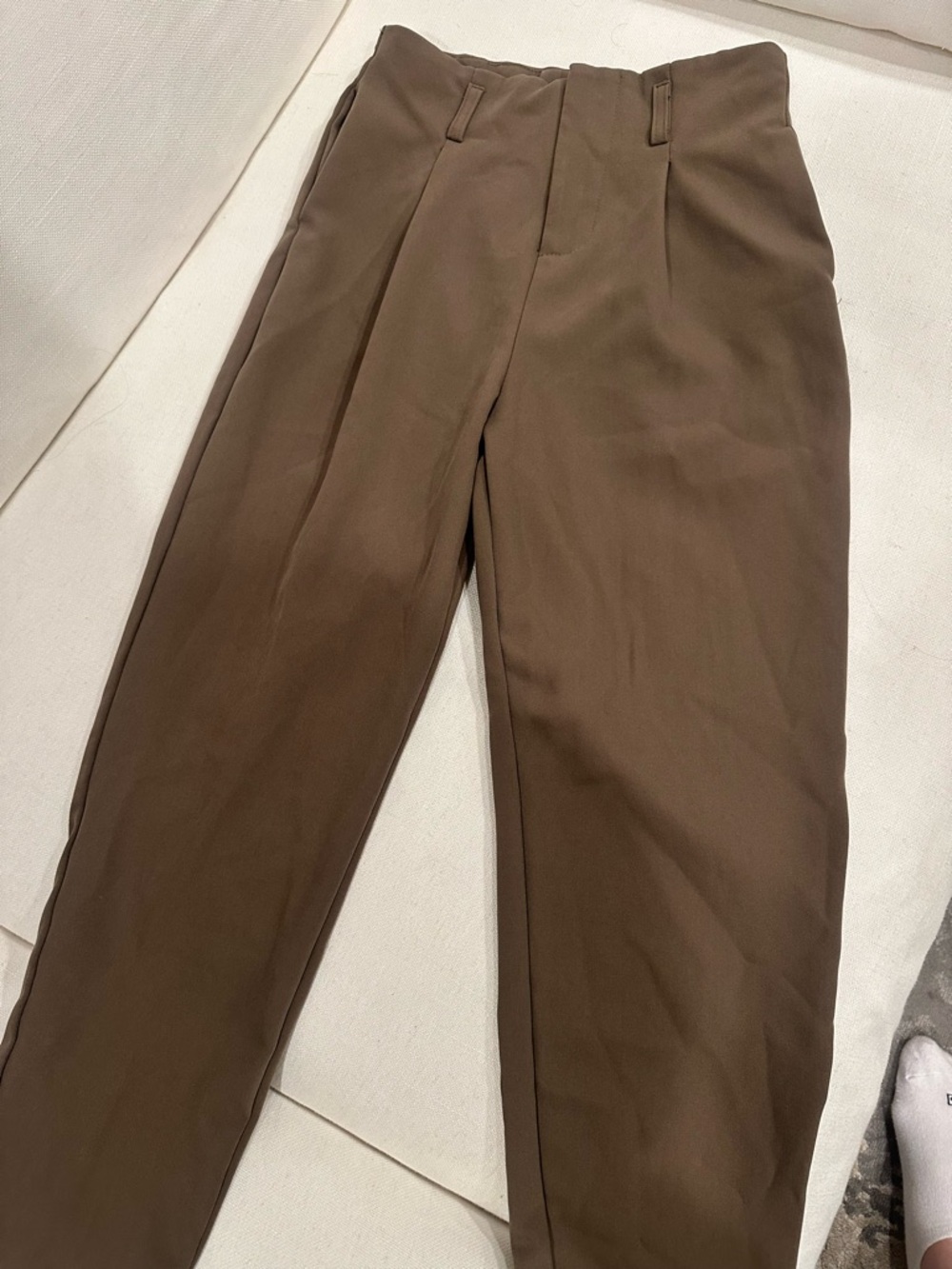 Cute Tapered Chocolate Dress Pants